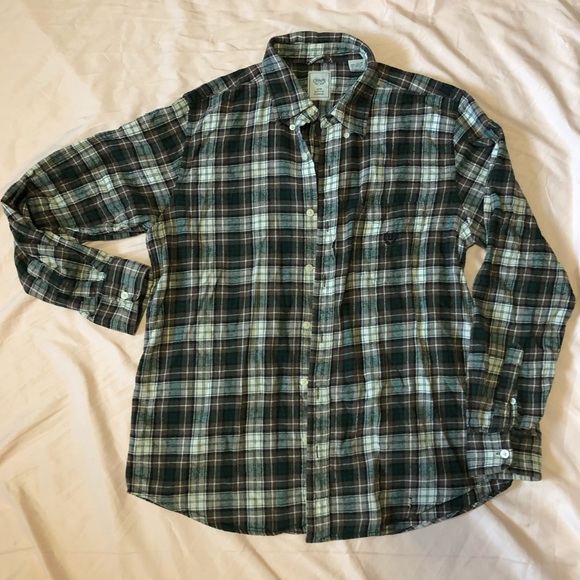 🍄 Chaps button down flannel - Picture 1 of 8